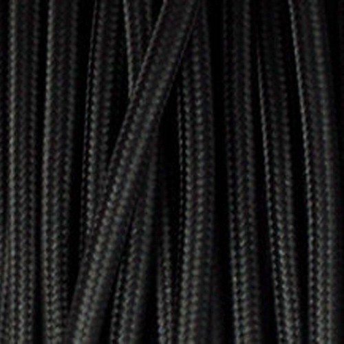 Cable de luz de tela trenzada vintage flexible de 3 núcleos cable flexible Reino Unido - Imagen 8 de 22