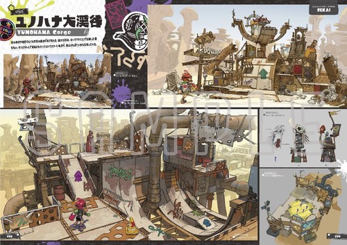 Nintendo Switch Splatoon 3 Art Book Famitsu's Strategy Book 400 pages Japanese - Picture 4 of 4