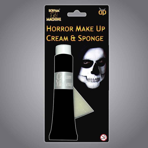 Kit pittura viso Halloween zombie strega diavolo vampiro vestito fantasia trucco festa - Foto 7 di 12