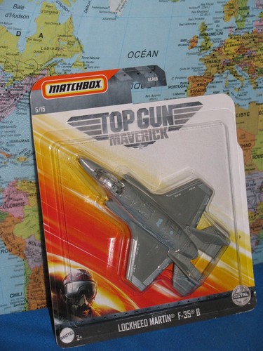 PISTOLA TOP MATCHBOX MBX LOCKHEED MARTIN F-35 B MAVERICK #5/15 *TOTALMENTE NUEVA* - Imagen 1 de 12