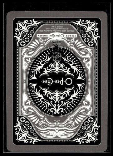 2023-24 OPC O-Pee-Chee Playing Cards Ace Heart Connor McDavid Edmonton Oilers - Picture 2 of 2