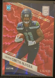 2023 Panini Donruss Elite JAXON SMITH-NJIGBA Red Aspirations Shimmer S#/625 RC