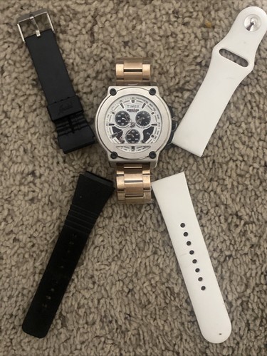 VTG Timex Ironman Elite T5K350 Mens Chronograph Watch Tested✅ +3 New Bands - Picture 18 of 19