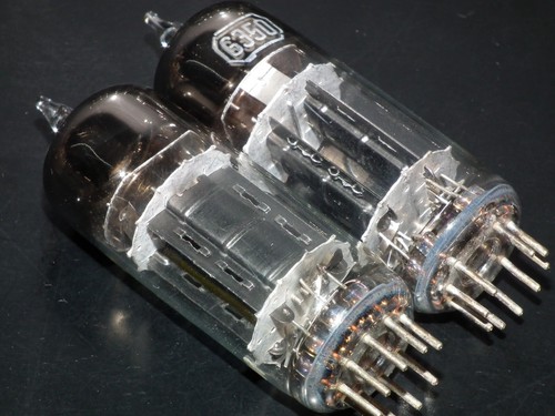 Par a juego de platino 6350 RCA triple mica negro ánodos D Getter probado nuevo de lote antiguo - Imagen 10 de 13