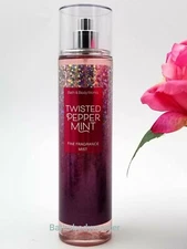 Bath and Body Works TWISTED PEPPERMINT Mist Cream Lotion Shower Gel wash *CHOOSE