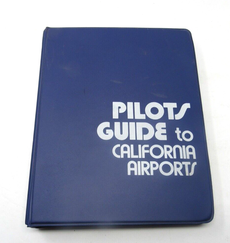 Pilots Guide To California Airports by Richard Fouquet 1974 Maps Fold-Outs - Picture 1 of 12