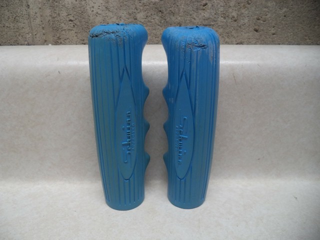Schwinn Stingray Fair Lady Handlebar Grips Baby Blue Slimline Grips 1974 Schwinn Stingray Fair Lady Handlebar Grips Baby Blue Slimline Grips 1974