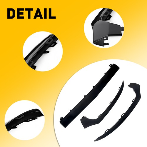 For Mercedes-Benz W205 AMG 2015-2018 Front Bumper Lower Trim Lip Molding Black - Bild 4 von 6