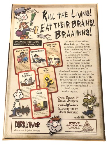 Munchkin Zombies Card Game Steve Jackson Games 2011 NEW SEALED - Picture 2 of 2