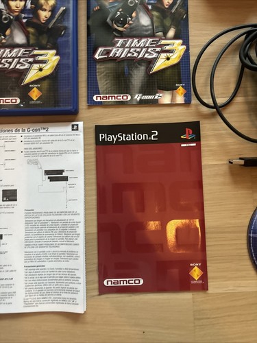Time Crisis 3 + GCon 2 Bundle PS2 LightGun PlayStation 2 OVP - Picture 7 of 24