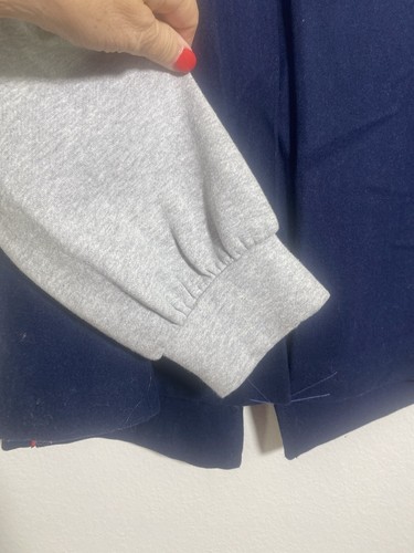 Giacca Tommy Hilfiger Navy Peacoat con felpa maniche in pile taglia: M - Foto 8 di 8