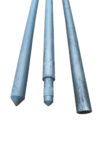 Tiefenerder Erder Erdung feuerverzinkt Ø16 1500mm 1,5m SET Längenauswahl - Bild 2 von 17