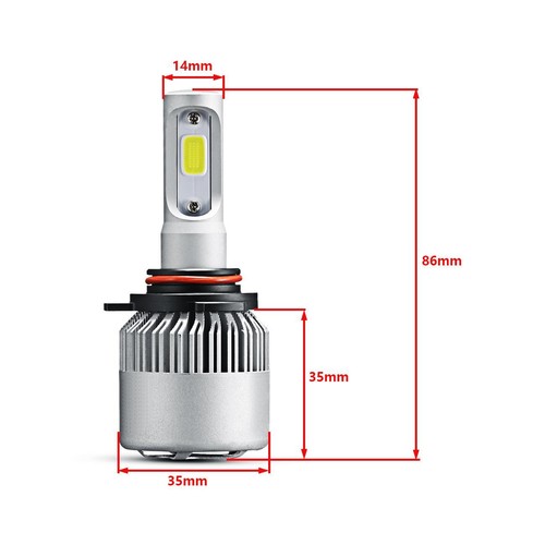 2x 9012 LED Headlight Bulbs Kit for GMC Acadia 2012-2016 / Sierra 1500 2014-2015 - Bild 11 von 12