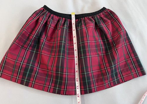 Polo Ralph Lauren Girls Skirt Size 5 Multicolor Plaid elastic waist Pull on - Picture 2 of 9