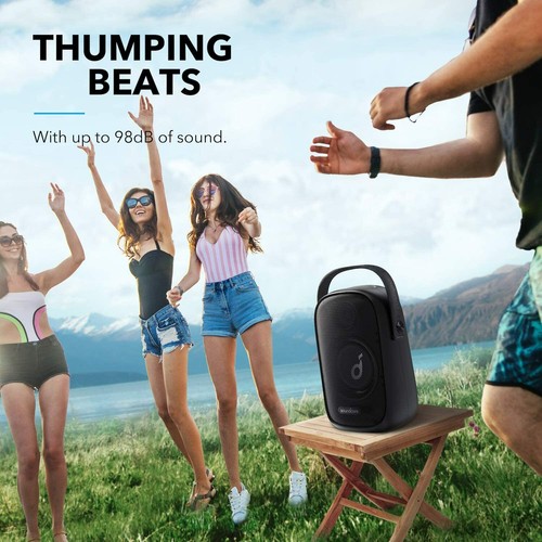 Soundcore Trance Go Portable Bluetooth Party Speaker Outdoor Bass Sound APP 98dB - Picture 2 of 7
