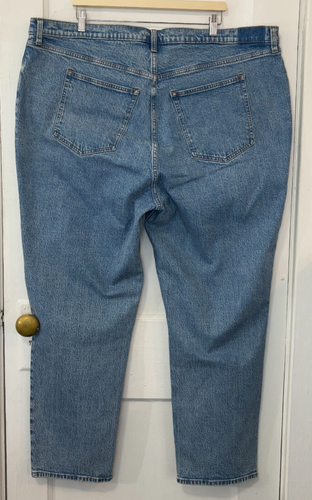 Abercrombie & Fitch Women's Curve Love Ultra High Rise 90s Straight Jeans,37 24R - Picture 3 of 12