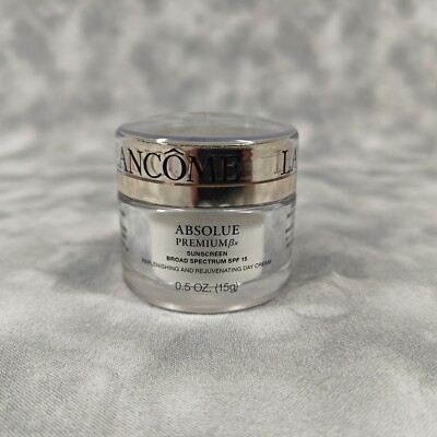 Crème solaire Lancôme Absolue Premium Bx FPS 15 jours offres 0,5 oz