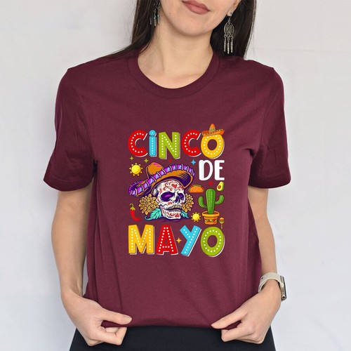 Cinco De Mayo Camisa Mexican Party Costume 5 De Mayo 2025 Men Women T-Shirt - Picture 22 of 22