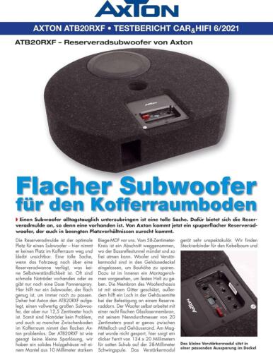 Ersatzrad Reserveradmulde Aktiv Subwoofer kompatibel mit Hyundai i10, i20, i30 - Bild 7 von 12
