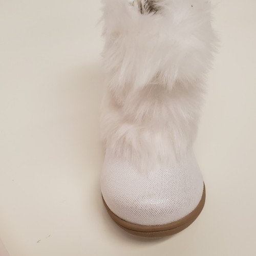 Gymboree Niñas Pequeñas Piel Sintética Blanca Bota con Arcos 5T Nueva Con Caja - Imagen 12 de 12