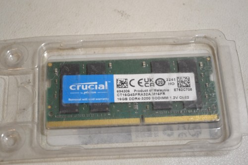 Crucial 16GB CT16G4SFRA32A Notebook DDR4-3200 SODIMM - Afbeelding 2 van 2