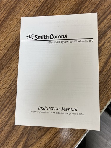 Smith Corona Electronic Typewriter WordSmith 100 (KA1 1) - Tested & Working - Picture 5 of 6
