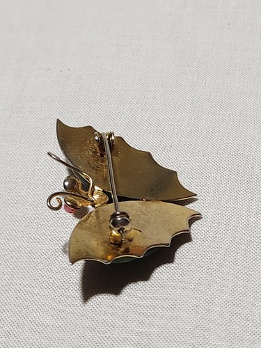 JADE - JADEIT SCHMETTERLING ANSTECKNADEL BROSCHE - Bild 10 von 12