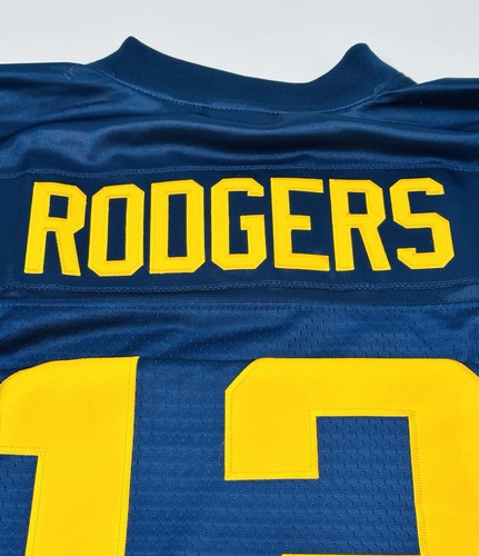 Green Bay Packers Aaron Rodgers Reebok #12 Throwback Stitched ACME Jersey Sz 48 - Picture 8 of 8