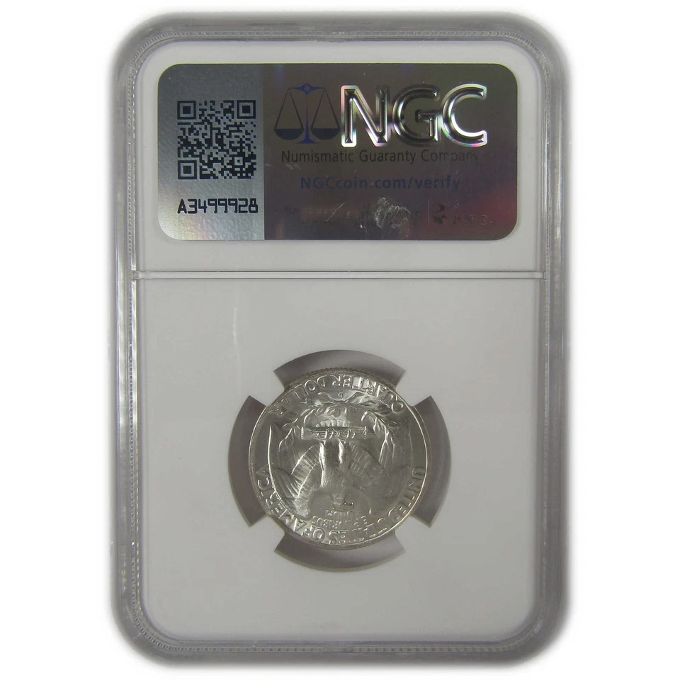 1940 D Washington Quarter MS 64 NGC Original Bag Fragment SKU:I22602 - Image 2 of 4