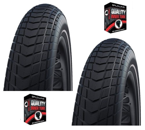 Schwalbe SUPER MOTO-X 20 x 4.0 BLACK Fat Bike 100-406 TYRE s TUBE s - Picture 1 of 16