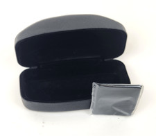 Salvatore Ferragamo Hard Shell Sunglasses Eyewear Glasses Case w/ Cloth