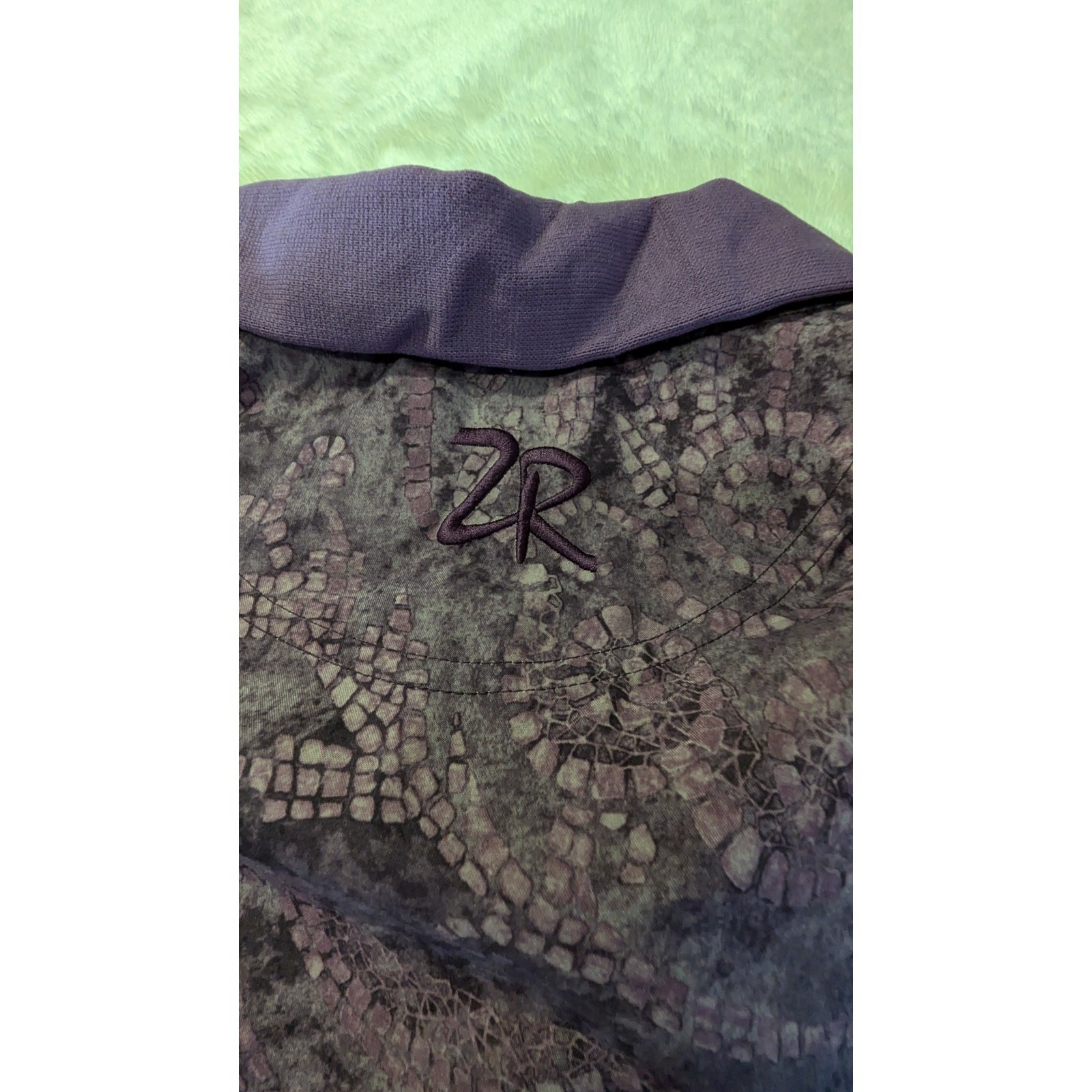 ZERO RESTRICTIONS Jacket Medium Quarter Button Go… - image 5