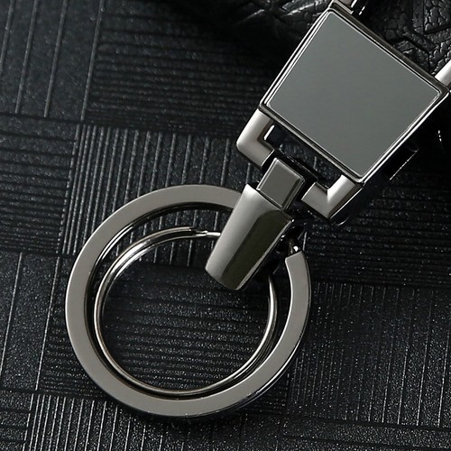 2 Pcs Bag Pendant Decoration Cool Keyring Keychain Stainless Steel - Picture 4 of 11