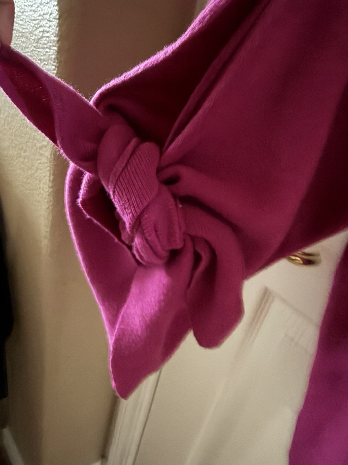 Cabi Tether Pullover Solid Pink Violet Womens Siz… - image 3