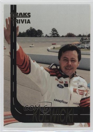 1993 Traks Trivia Alan Kulwicki #9 HOF - Picture 1 of 3