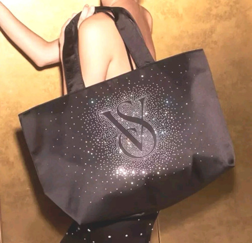 Victoria Secret Shine Sparkle TOTE BAG Black Friday 2024 (AUTHENTIC) NEW w/ Tags - Picture 1 of 1