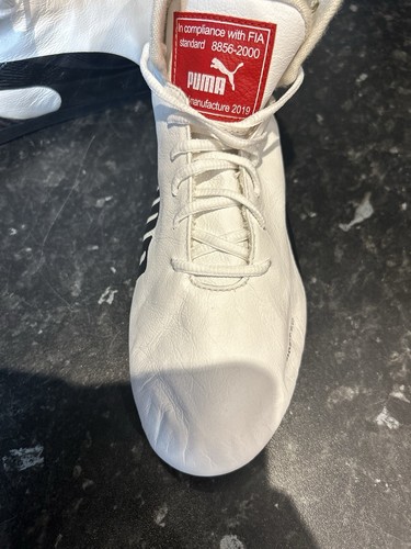 Stivali da pilota donna ufficiali Puma Evo Speed Formula One serie W taglia UK 7,5 - Foto 11 di 16