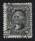 CKStamps: US Stamps Collection Scott#90 12c Washington Used CV$400
