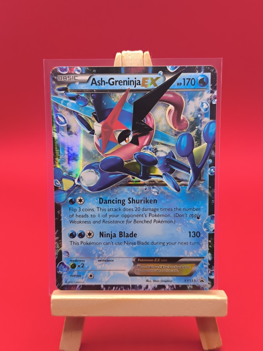 Ash-Greninja EX XY133 X & Y Ultra Rare Holo Promo Pokemon