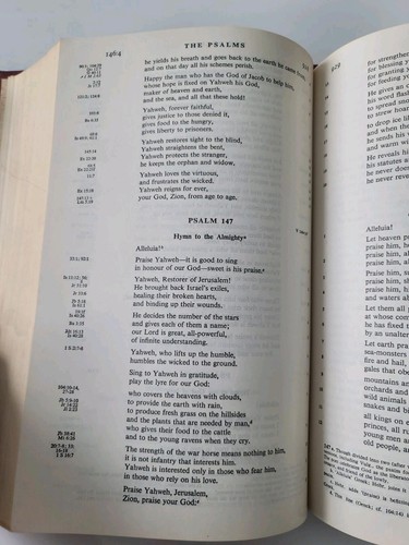 GOOD - The Jerusalem Bible 1966 Doubleday Hardcover Edition  - Bild 12 von 13