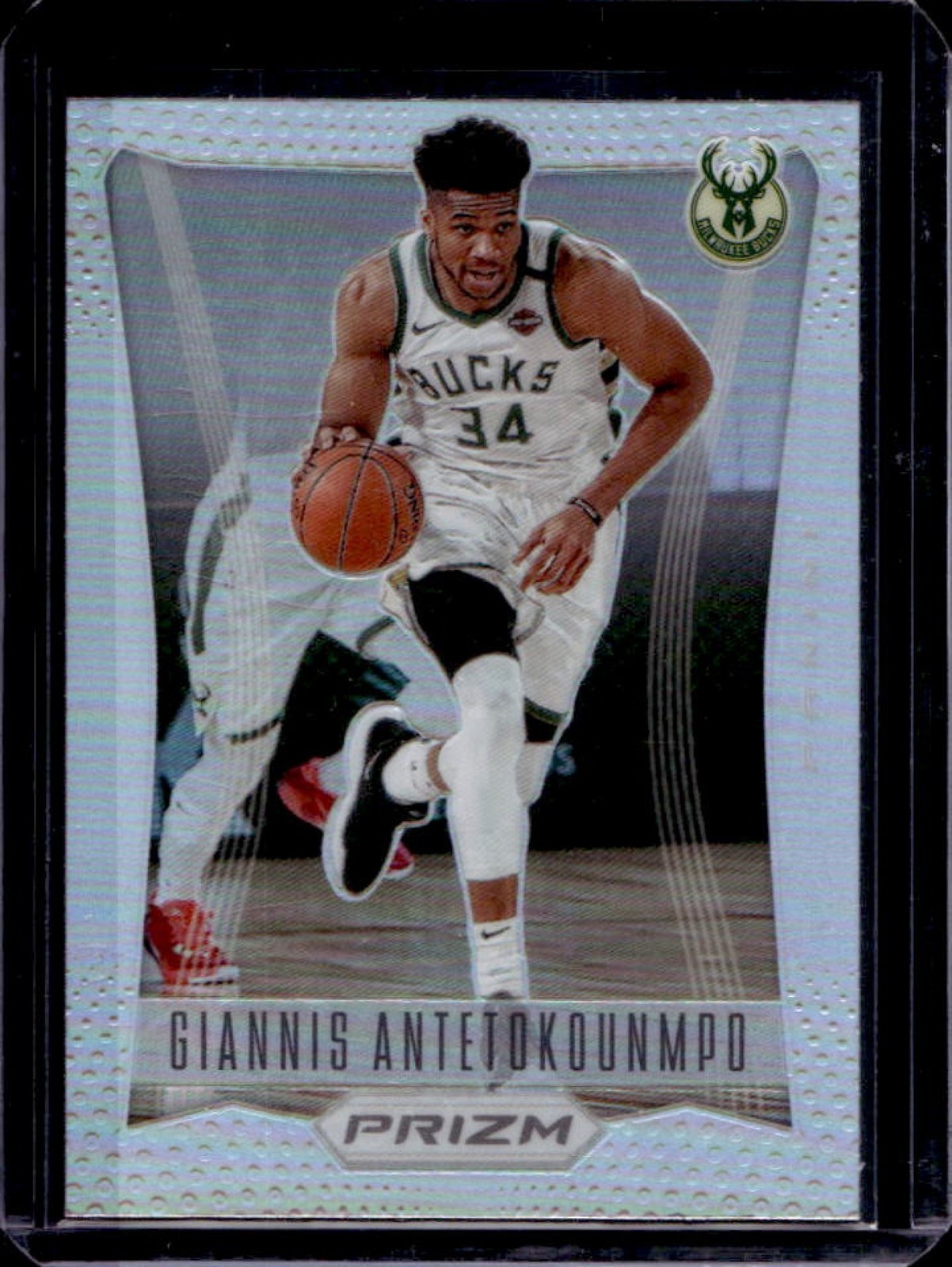 2020-21 Prizm Giannis Antetokounmpo Flashback Prizm Silver #15 Bucks