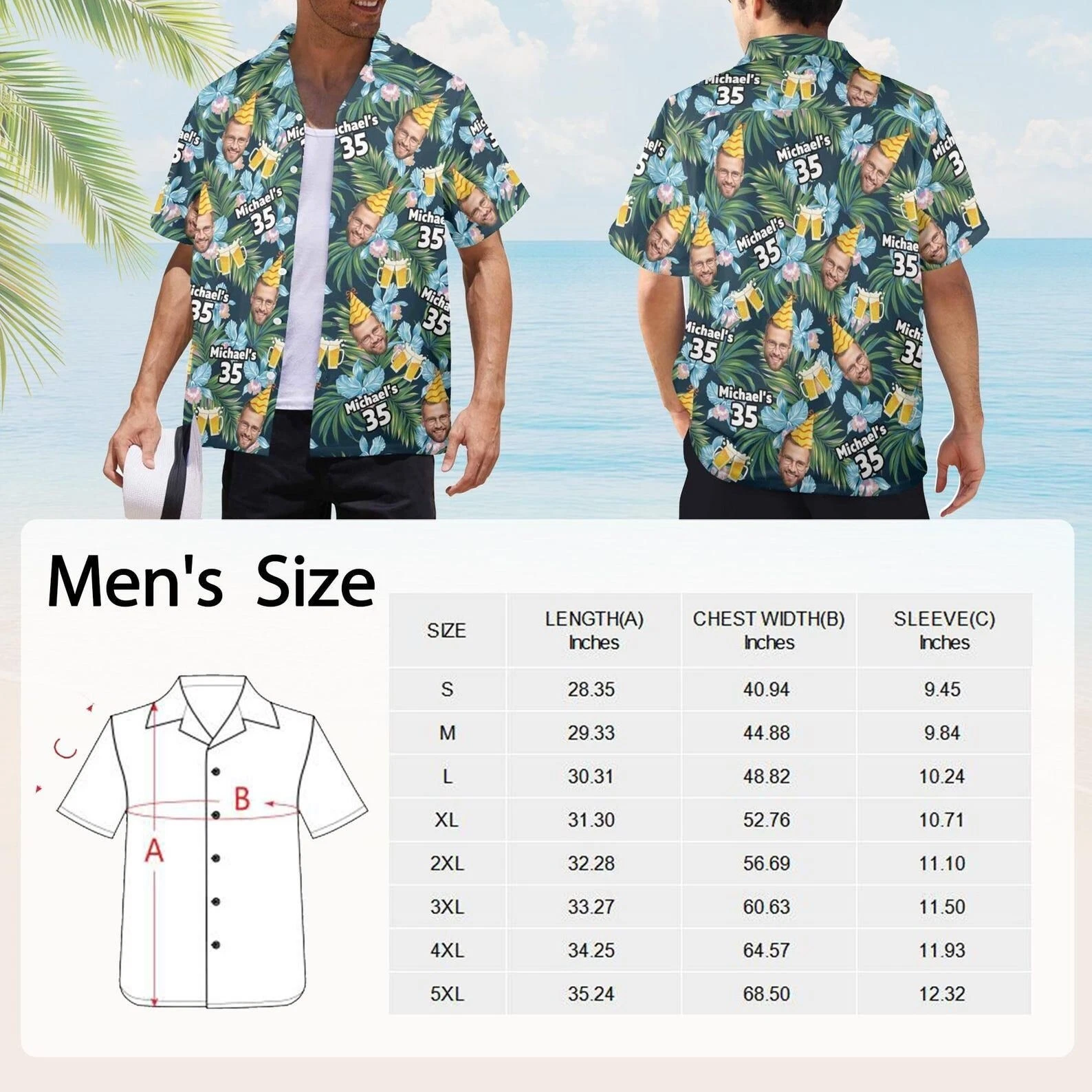 The Budweiser Beer Tropical Hawaiian Shirt