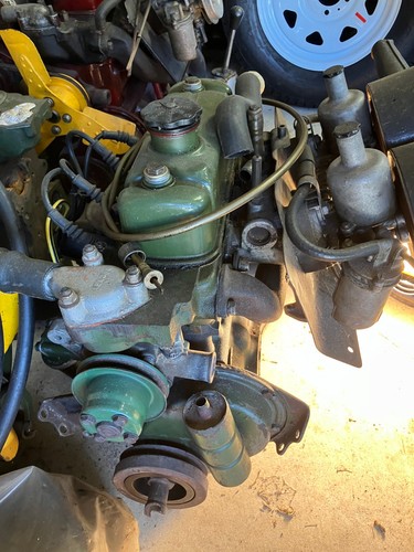 1275 MG Midget engine with ribbed Gearbox with Carburetors - Bild 8 von 11