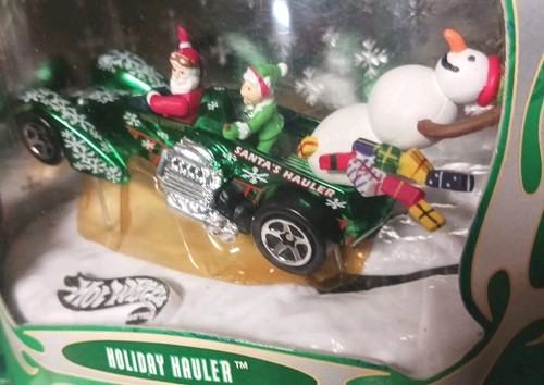 ‘00 HOT WHEELS HOLIDAY-SET OF 3-ReindeerRoadster-HolidayHauler Kringles’sKruiser - Picture 5 of 11