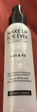 Make Up For Ever Mist & Fix Makeup Setting Spray 3.38 oz 125ML  4.22 Oz No cap