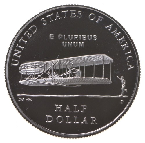 2003 Proof First Flight Wright Brothers Commemorative Half Dollar *6861 - Picture 2 of 3