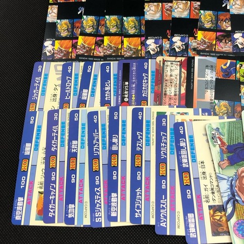 Street Fighter Carddass Bandai 57 Cards Collection B Grade Trading Cards - Picture 10 of 10
