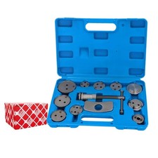 FEBI BILSTEIN Bremsbeläge Hinten + Rückstellersatz für MAZDA 323 C IV F V VI S