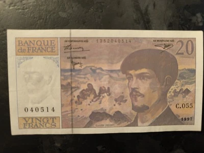 FRANCE billet 20 francs DEBUSSY - 1997 -  UNC-NEUF - Photo 1/2