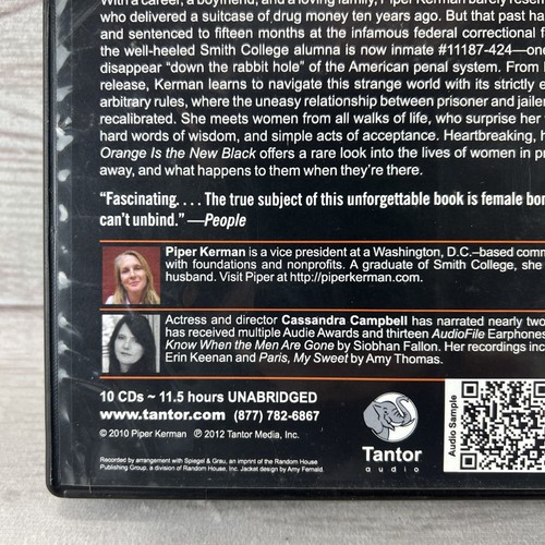 Orange Is the New Black Piper Kerman 10 CD Unabridged Audiobook Woman's Prison - Picture 5 of 17